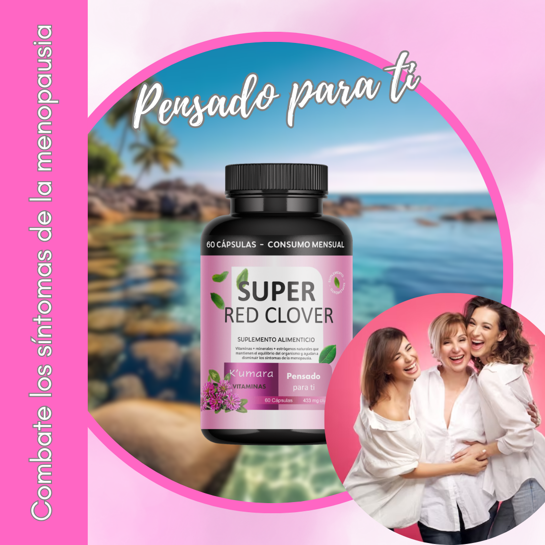 Super Red Clover™ Suplemento para la Menopausia