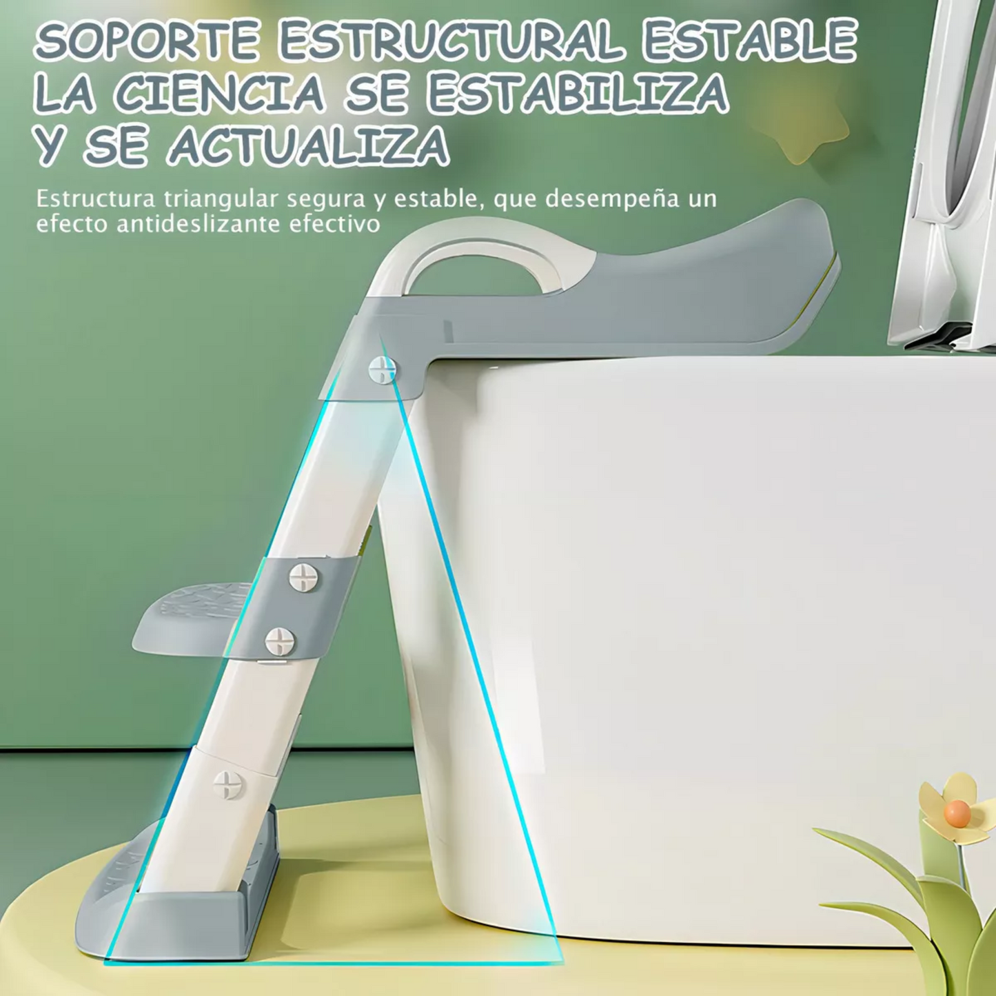 KidStep™ Asiento Adaptador Escalera Inodoro Niños