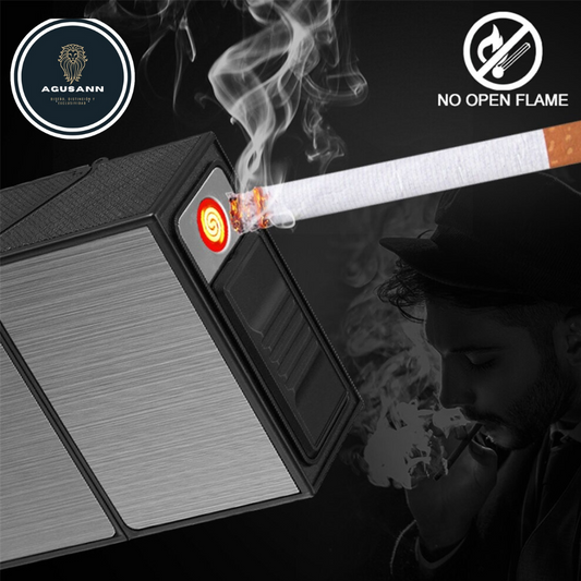 CigarLux™ Cigarrera Con Encendedor Incluido On To